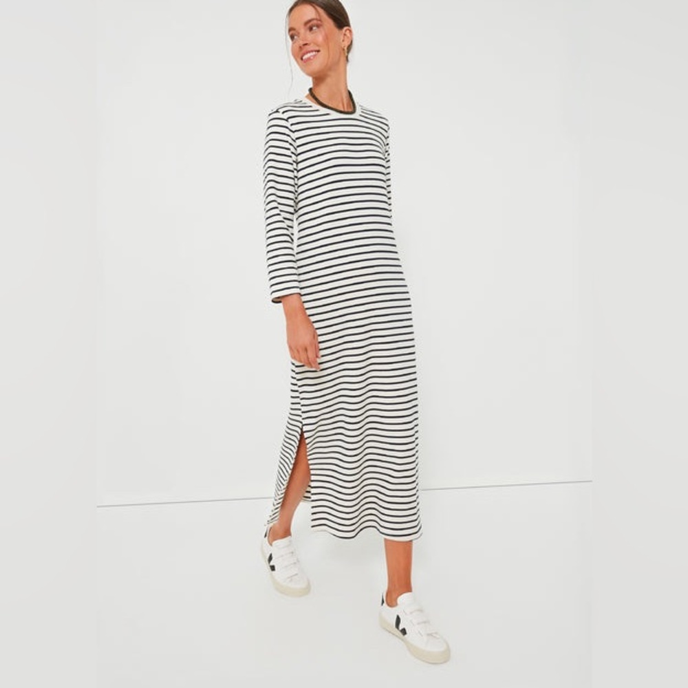 NWT Pomander place dress (cream/navy)